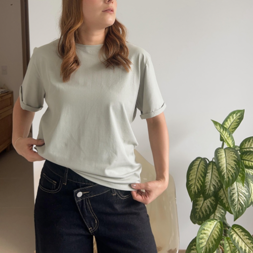 Pack 1 - Camisetas rosado claro, verde y chocolate