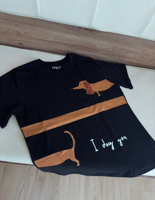 Camiseta salchicha larga