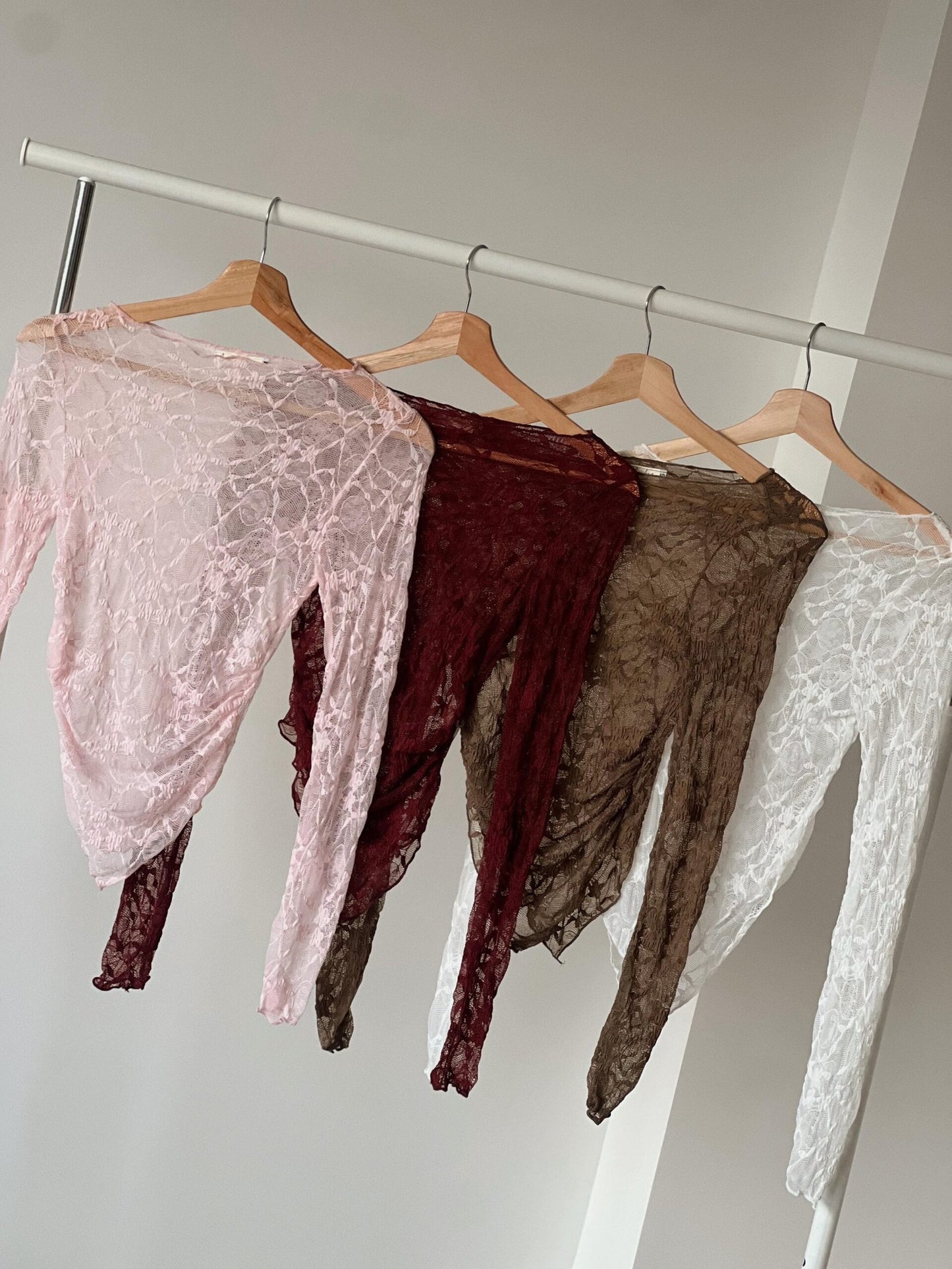 Mesh Encaje palo de rosa