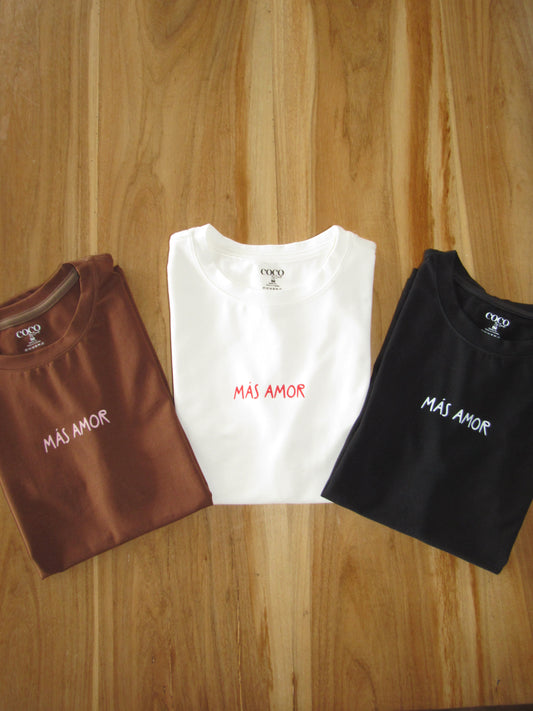 Camiseta más amor