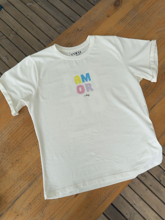 Camiseta amor si hay