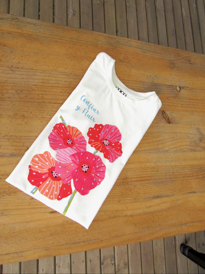 Camiseta confiar y fluir