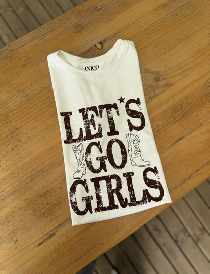 Camiseta lest go girls
