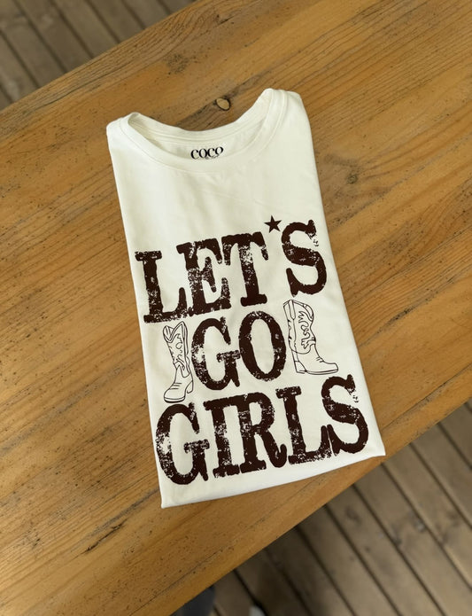 Camiseta lest go girls