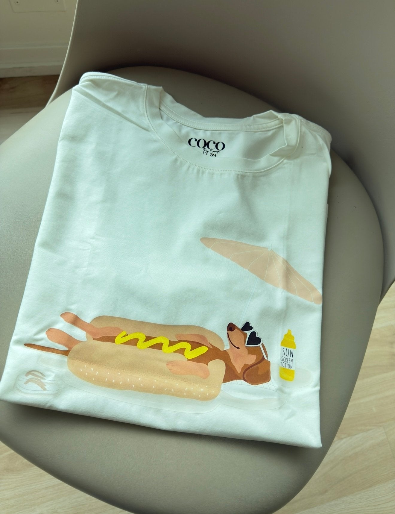 Camiseta perro salchicha