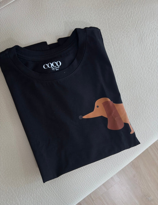 Camiseta salchicha larga