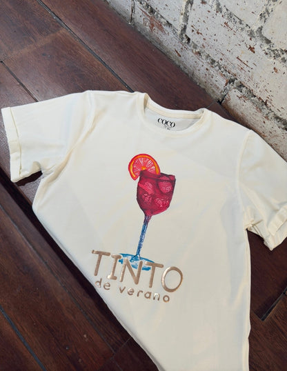 Camiseta tinto de verano