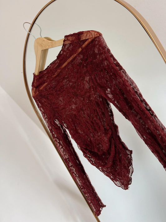Mesh Encaje vino