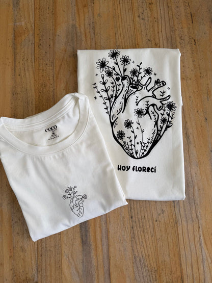 Camiseta hoy florecí